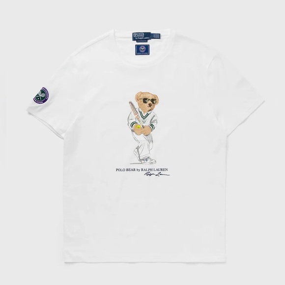 WIMBLEDON X RALPH LAUREN - polo bear t shirt - Picture 2 of 4